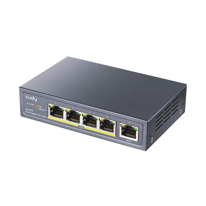 Cudy 5-PORT Gigabit POE+ Unmanaged Switch image 2