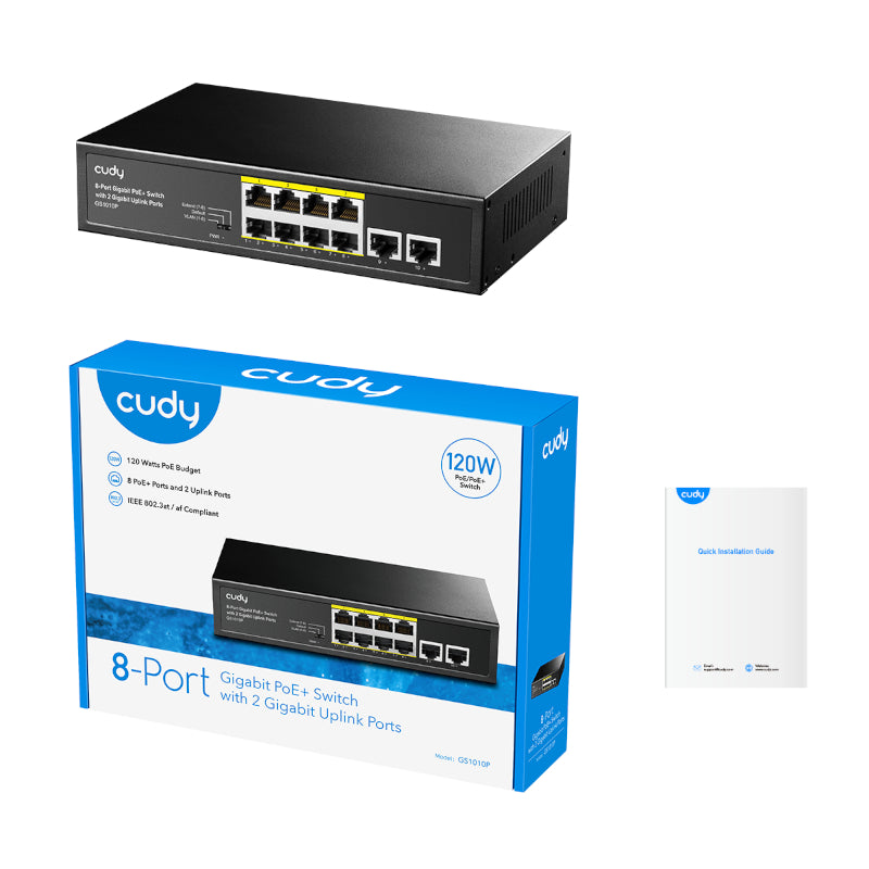 Cudy 8-PORT Gigabit POE+ Unmanaged Switch image 5