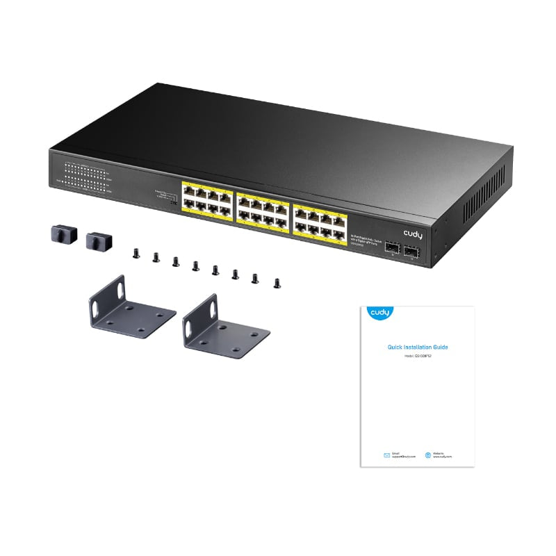 Cudy 24-PORT Gigabit POE+ Unmanaged Switch image 4