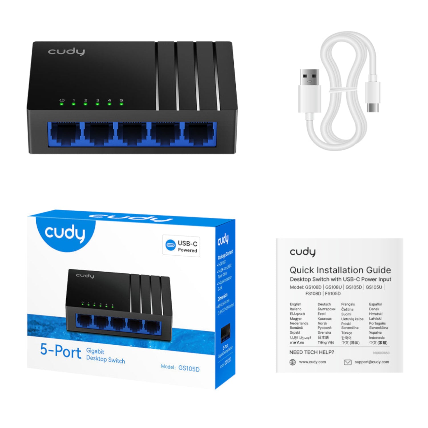 Cudy 5-PORT Gigabit Desktop Switch image 5