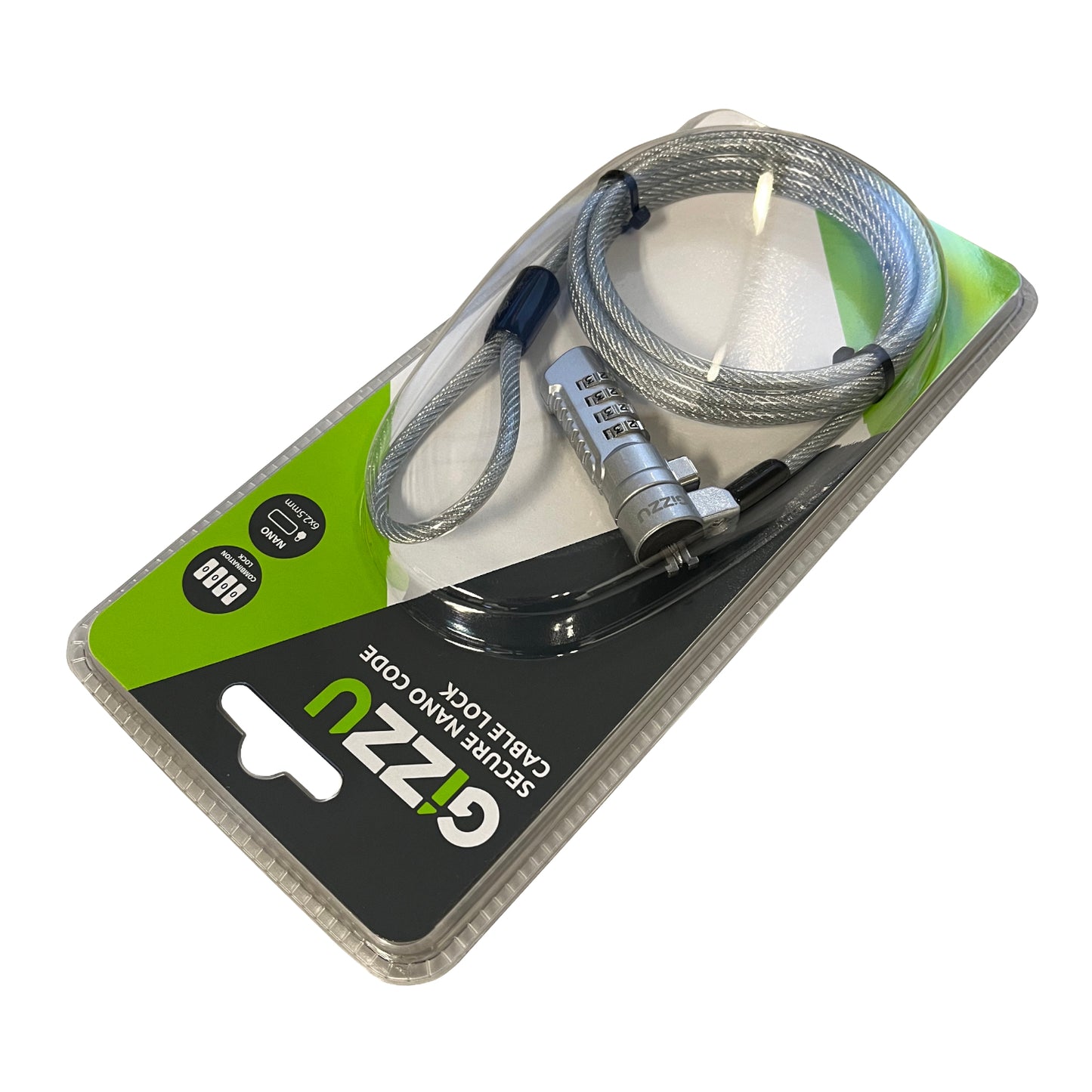 Gizzu 1.8M Nano Combination Lock Security Cable image 5