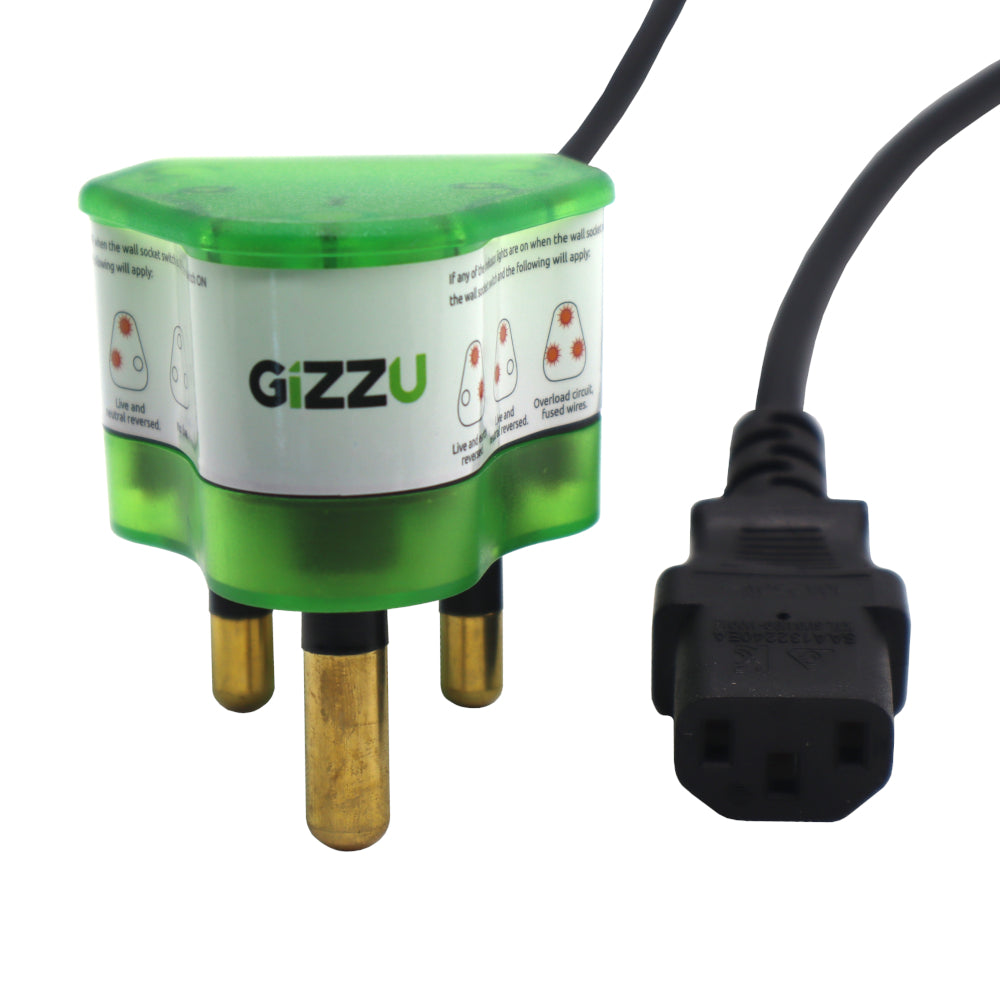 Gizzu Surge Protector 10A Kettle Plug Cable 1.5M image 3