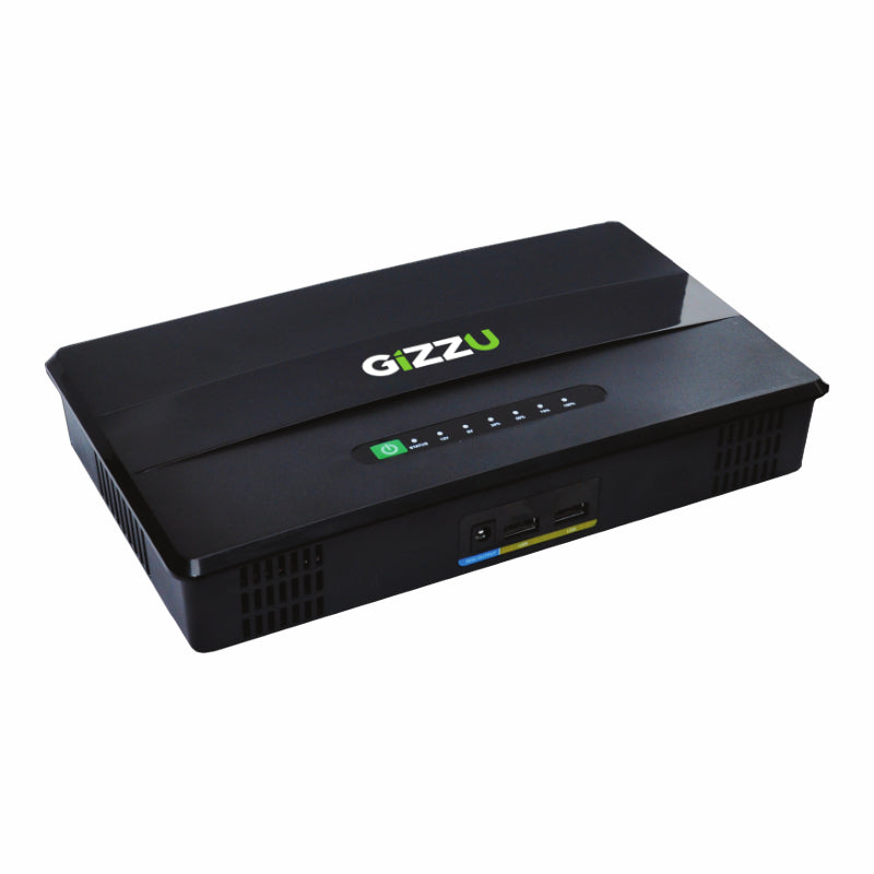 Gizzu 60W 69WH 21600MAH Mini POE Dc Ups LIFEPO4 Black