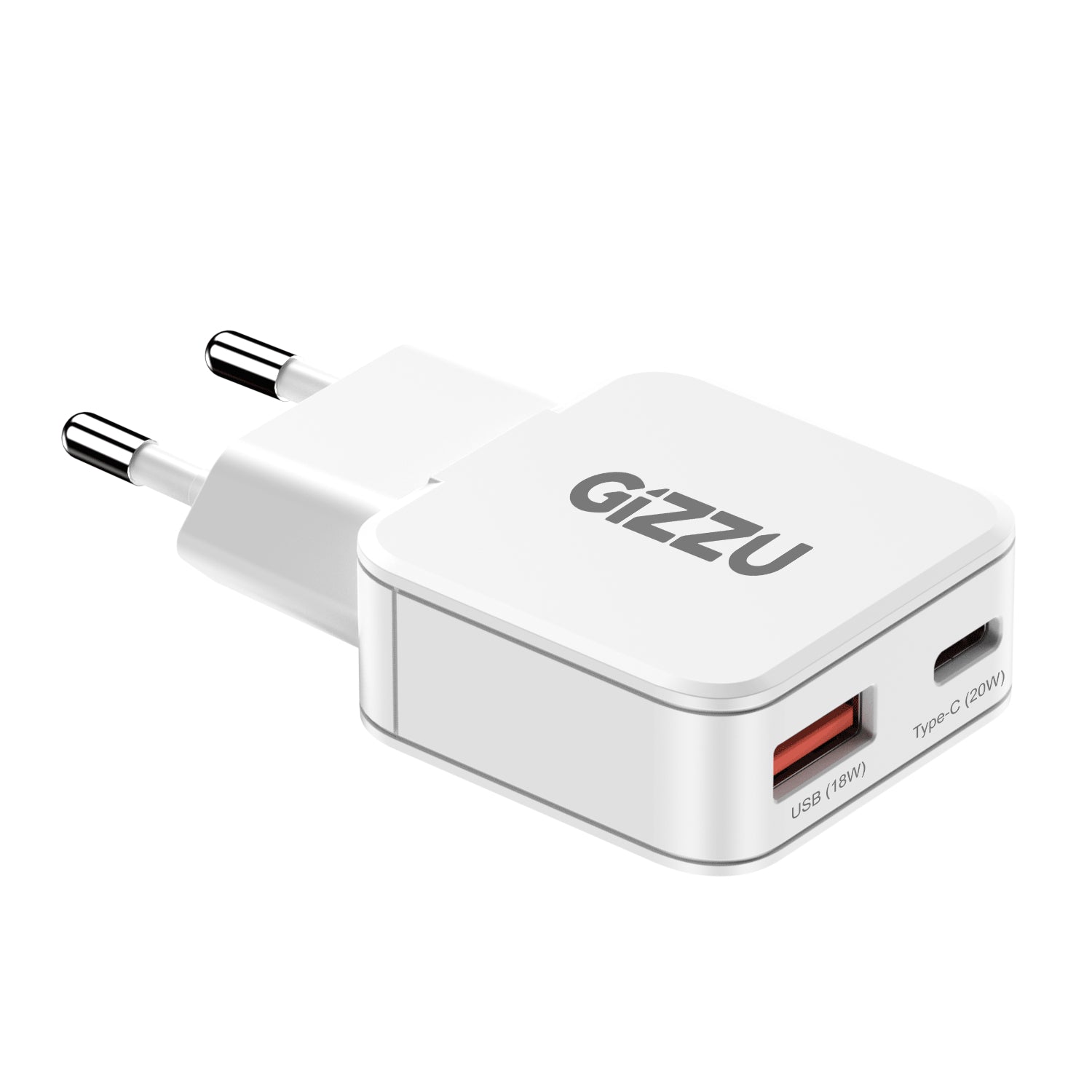 Gizzu 2-PORT 20W Gan Wall Charger image 3