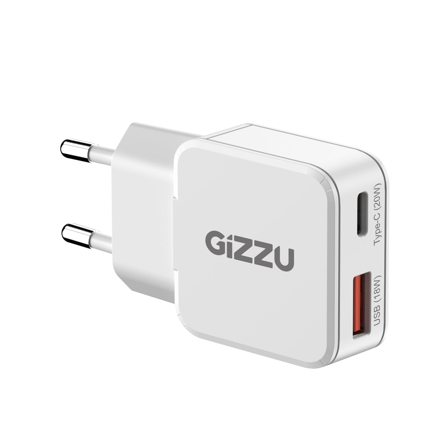 Gizzu 2-PORT 20W Gan Wall Charger image 4
