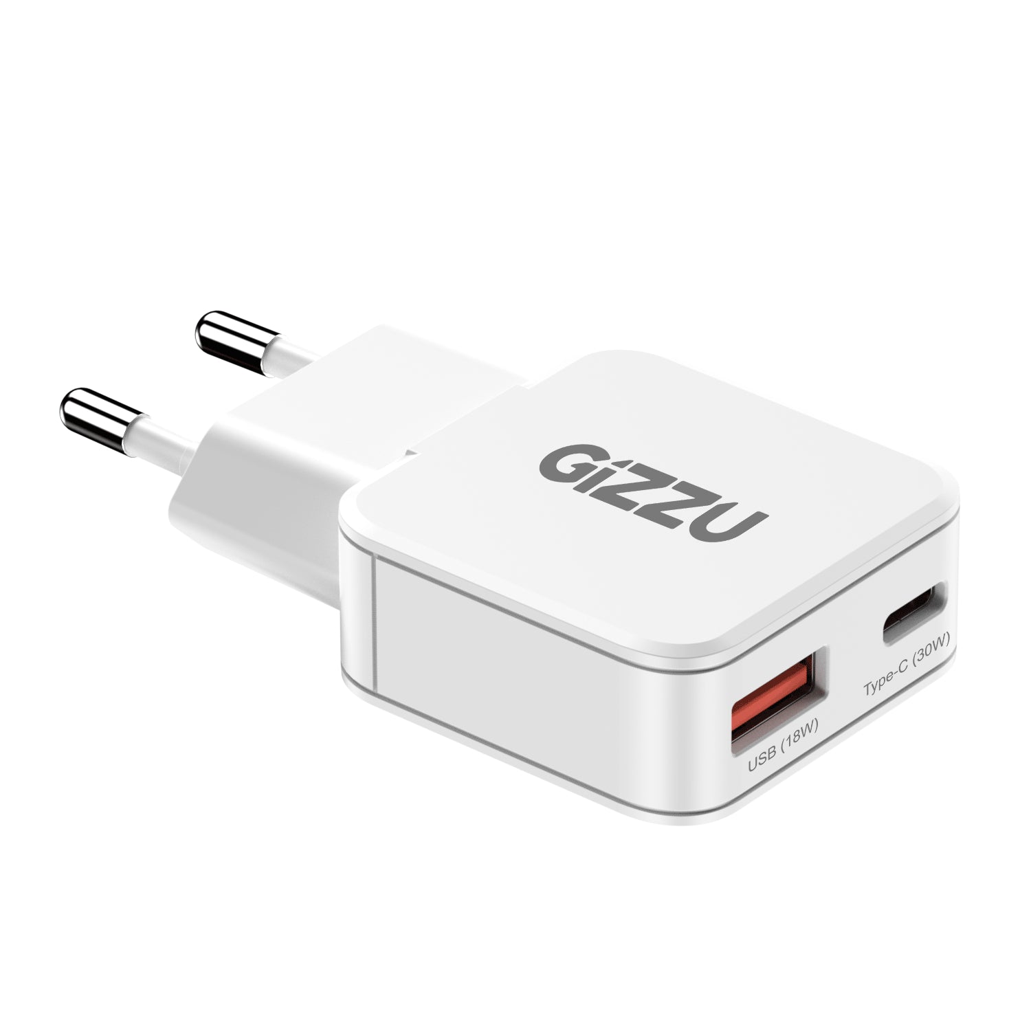 Gizzu 2-PORT 30W Gan Wall Charger image 3