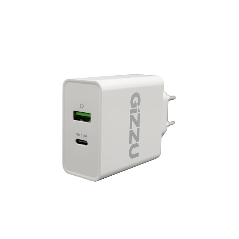 Gizzu Wall Charger Type C 36W Pd QC3.0 18W White
