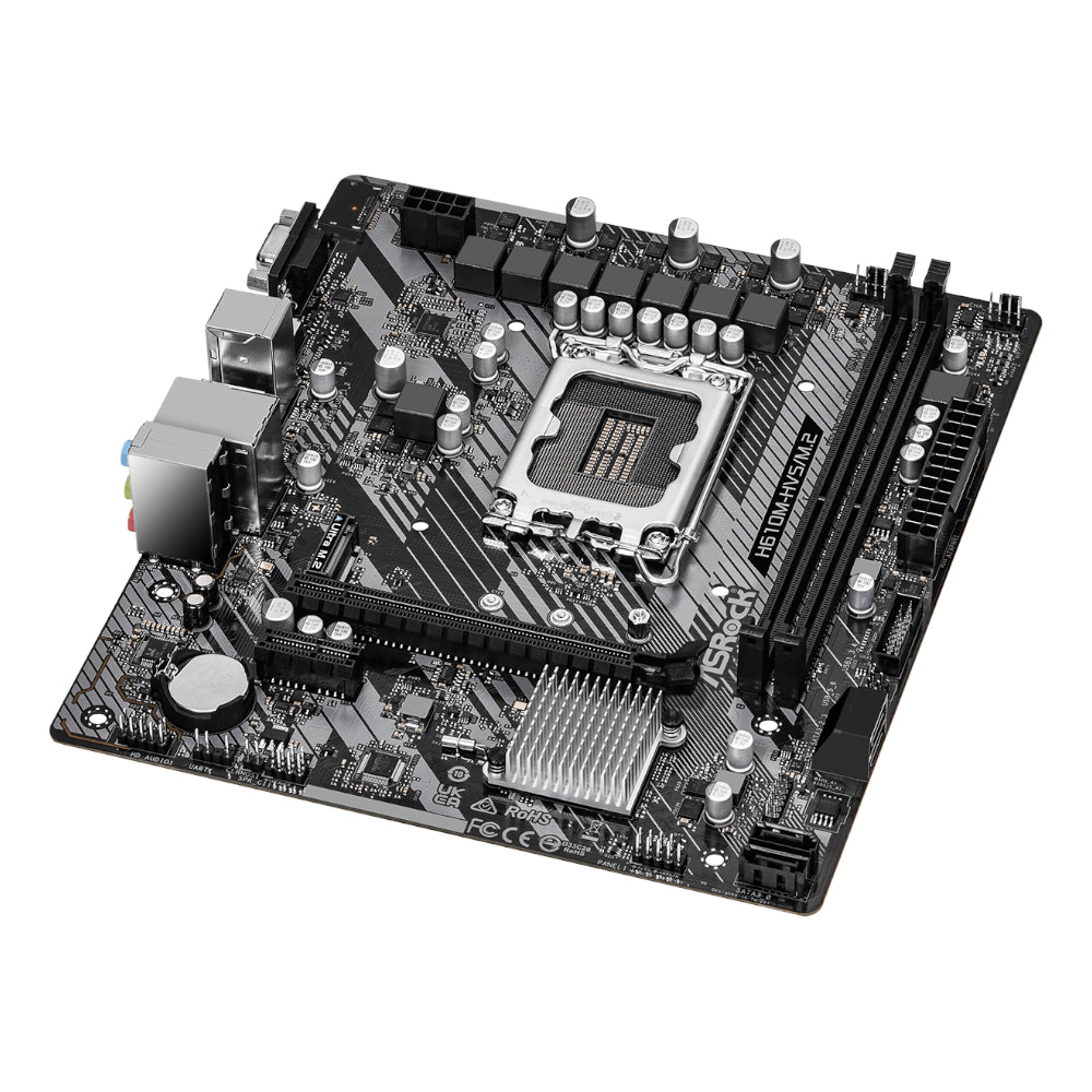 Asrock H610M-HVS/M.2 R2.0 INTEL Lga 1700 M-ATX Motherboard image 3