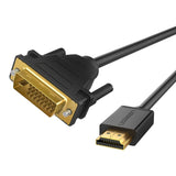 Ugreen HDMI Male To DVI(24+1) Male Cable 2M