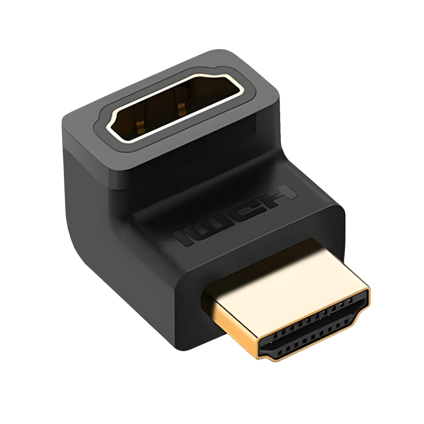Ugreen HD112 HDMI 4K Male To Female Up-Angled Connector Black image 2
