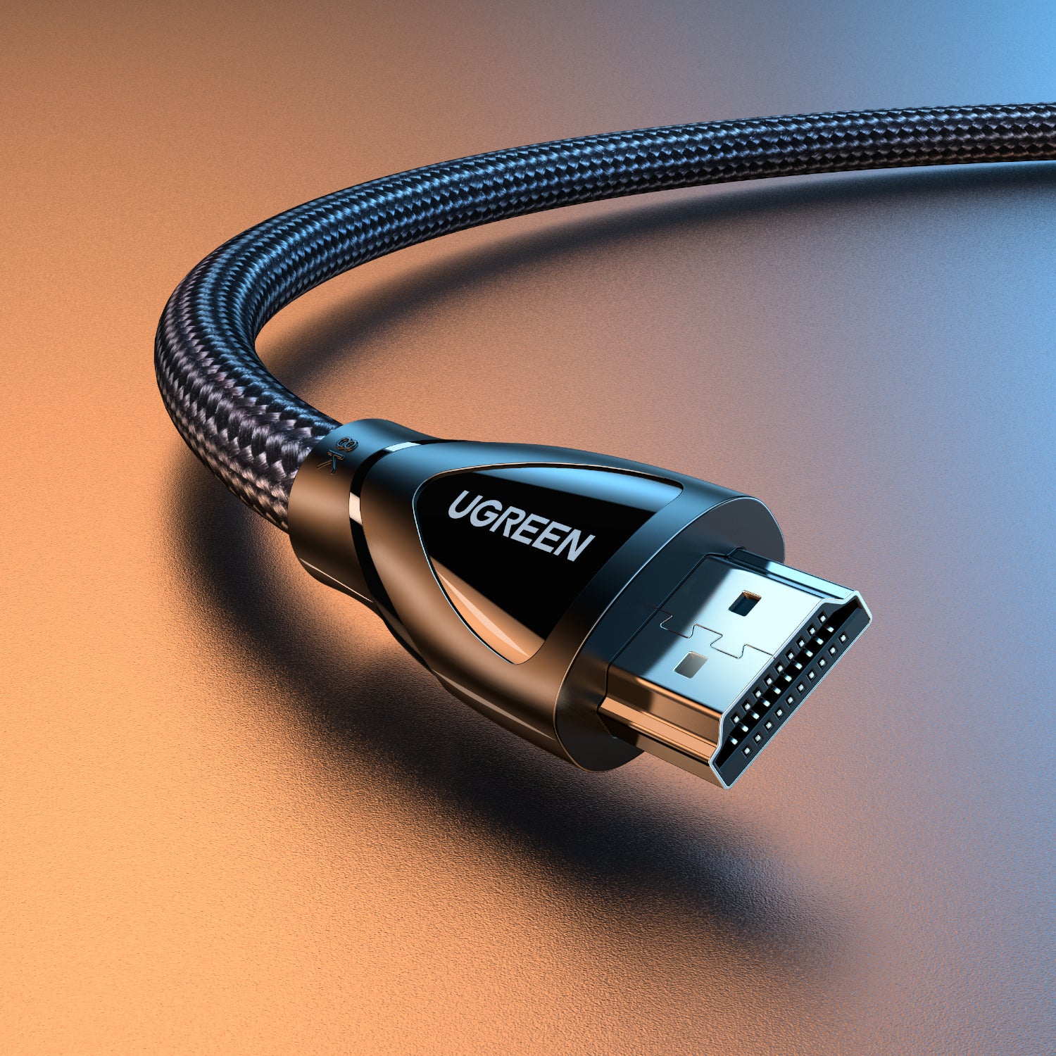 Ugreen HDMI 2.1 Male To Male Cable 3M (8K@60HZ | 4K@120HZ) – Black image 5