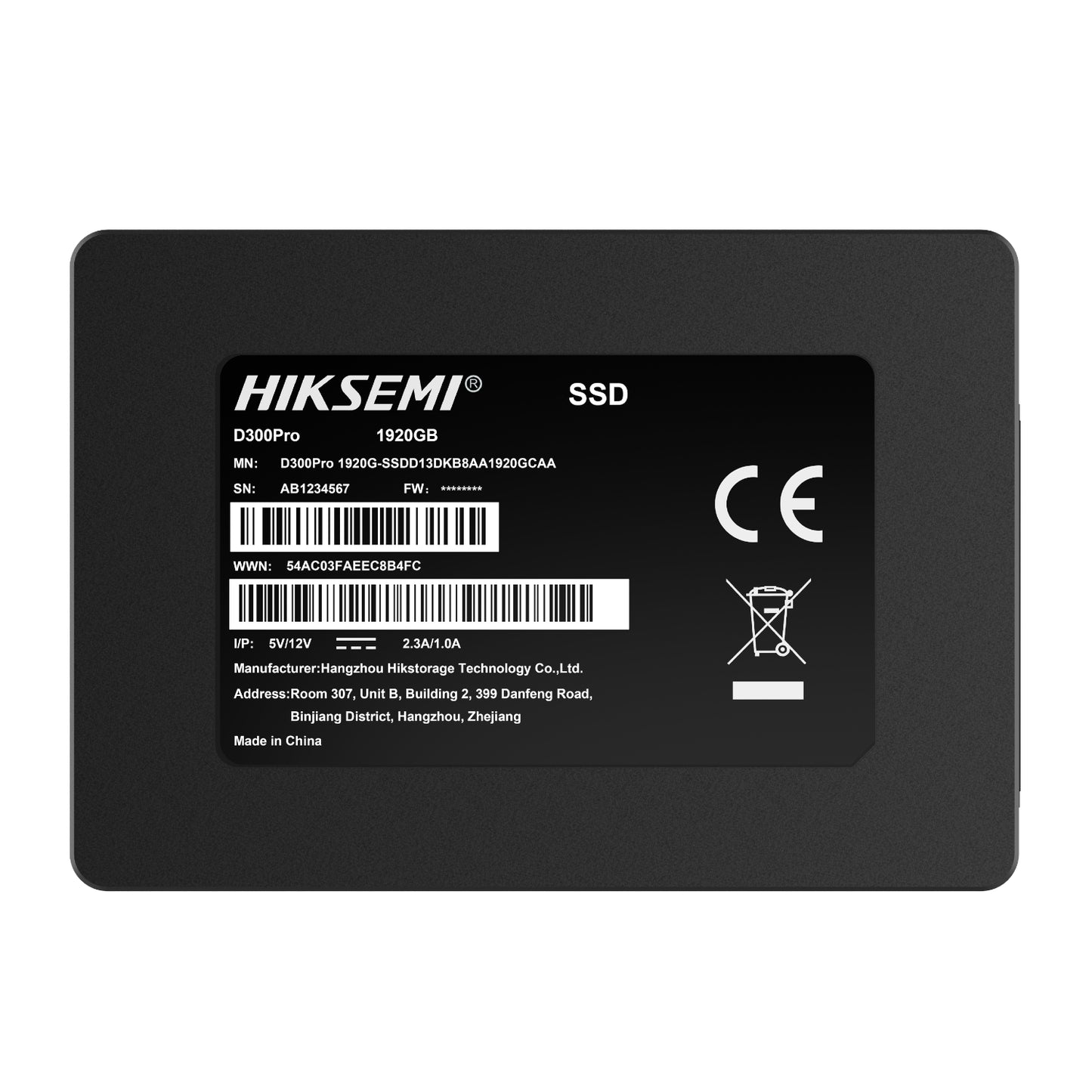 Hiksemi D300 Pro Tantalum Capacitor 1920GB SATA III Enterprise SSD image 2