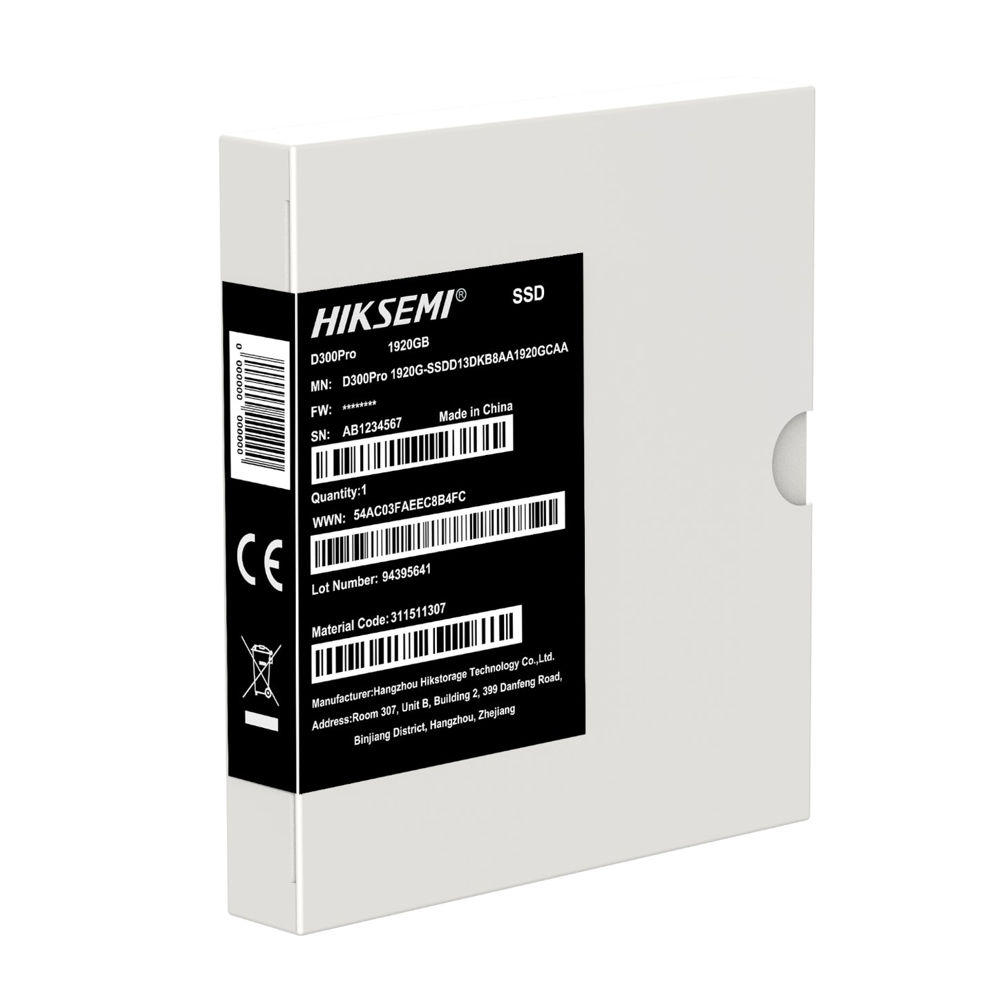 Hiksemi D300 Pro Tantalum Capacitor 1920GB SATA III Enterprise SSD image 3