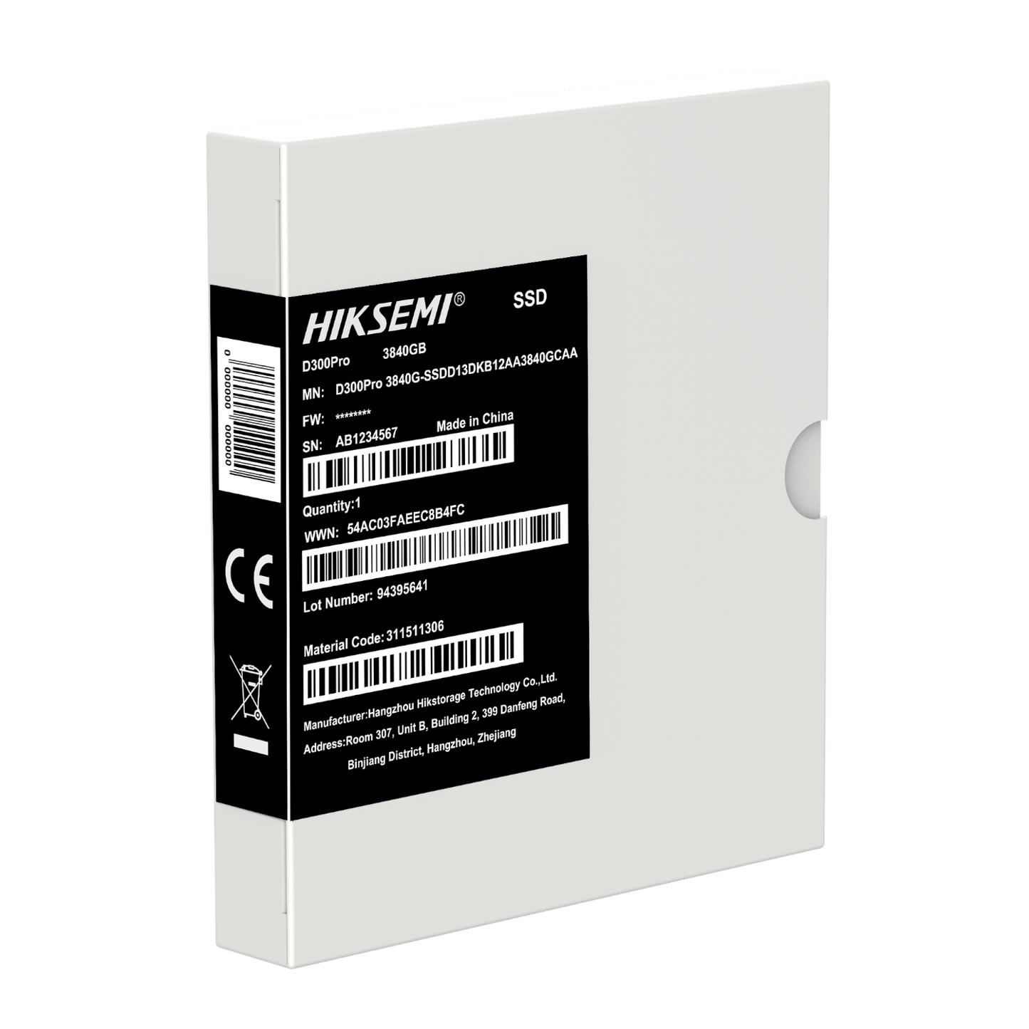 Hiksemi D300 Pro Tantalum Capacitor 3840GB SATA III Enterprise SSD image 3