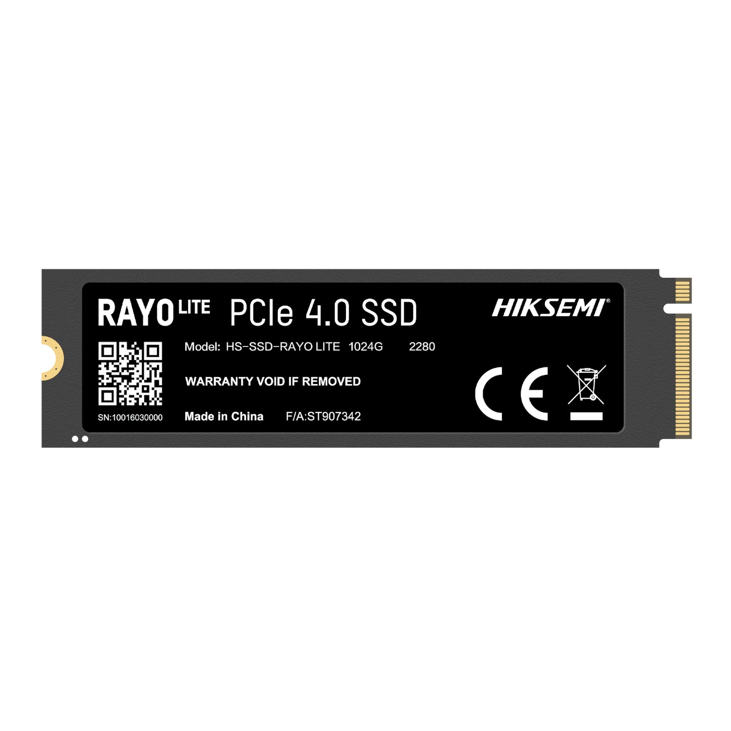 Hiksemi Rayo Lite 1TB GEN4 M.2 NVME 3D Nand SSD image 3