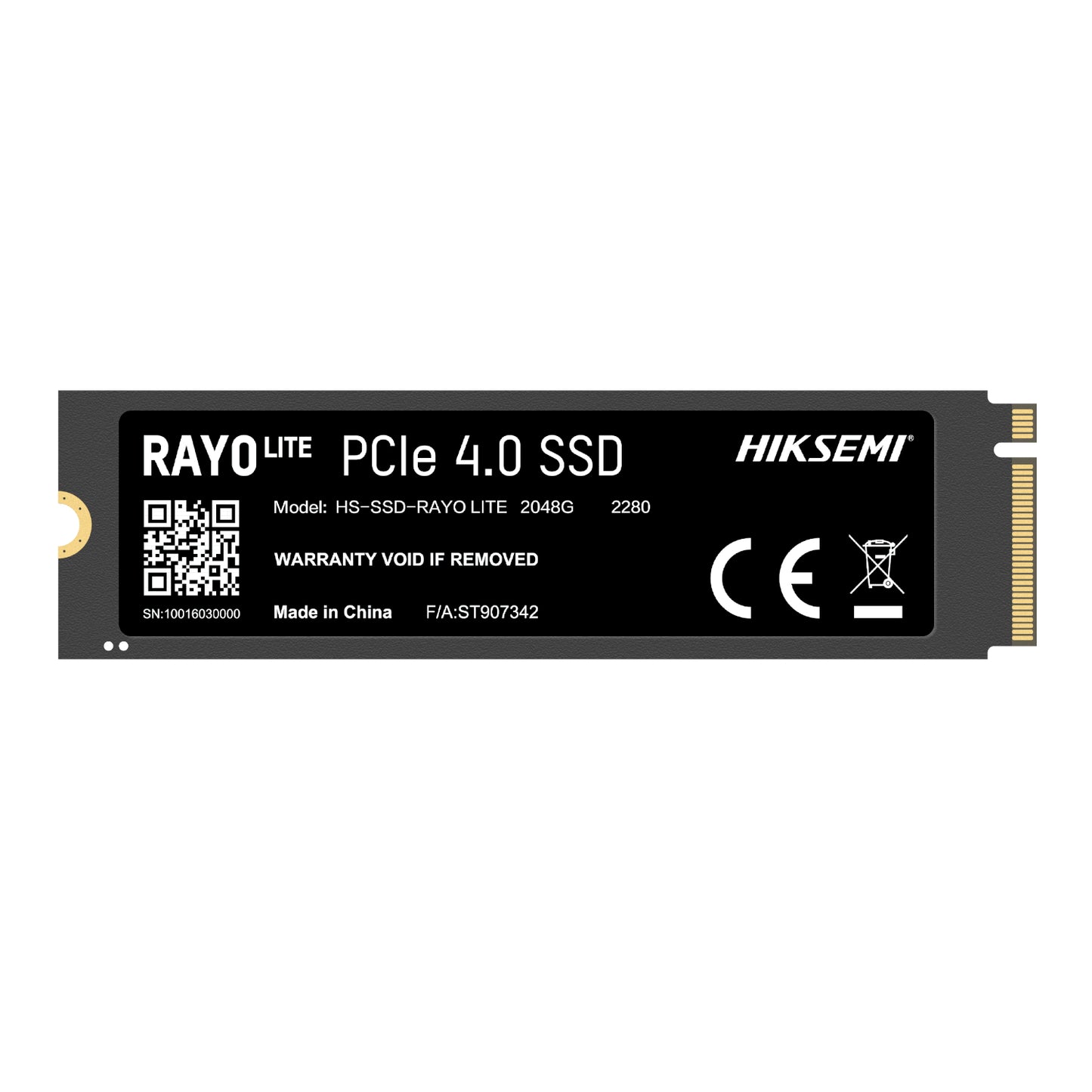Hiksemi Rayo Lite 2TB GEN4 M.2 NVME 3D Nand SSD image 3