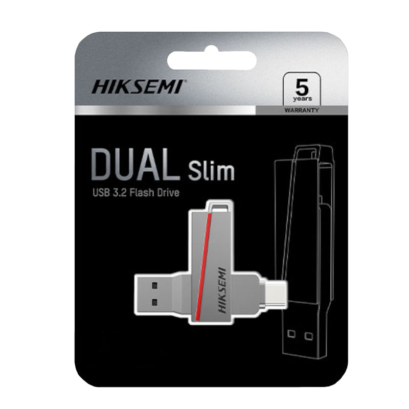 Hiksemi Dual Slim 128GB USB3.2 Flash Drive image 4