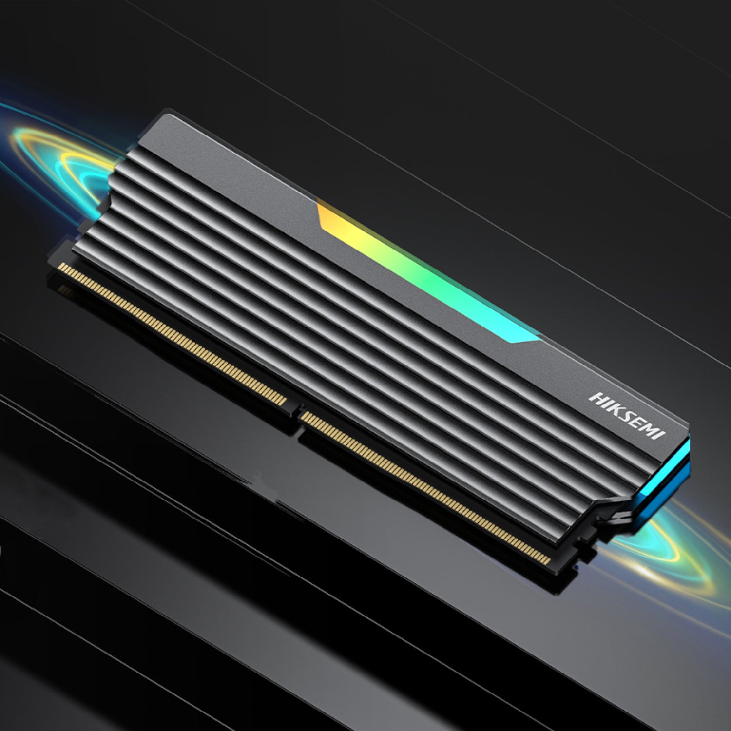 Hiksemi Future RGB 16GB 3600MHZ DDR4 Udimm Gaming Memory – Black image 4