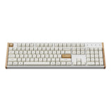 Keychron K10 He Edition Full-Size Hot-Swap Gateron Dbl-Rail Nebula Switch RGB Wireless Keyboard White (wood + Al) image 3
