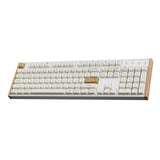 Keychron K10 He Edition Full-Size Hot-Swap Gateron Dbl-Rail Nebula Switch RGB Wireless Keyboard White (wood + Al) image 4