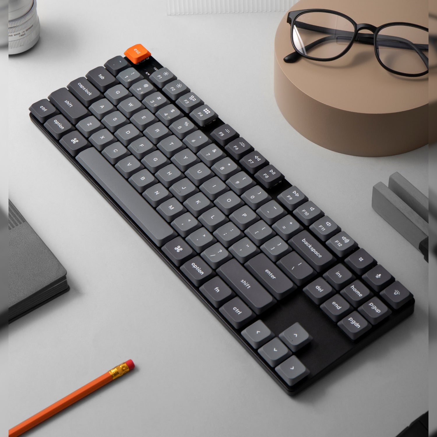 Keychron K1 Max Qmk/Via 80% Wireless Custom Mechanical Keyboard | Brown Switches image 3