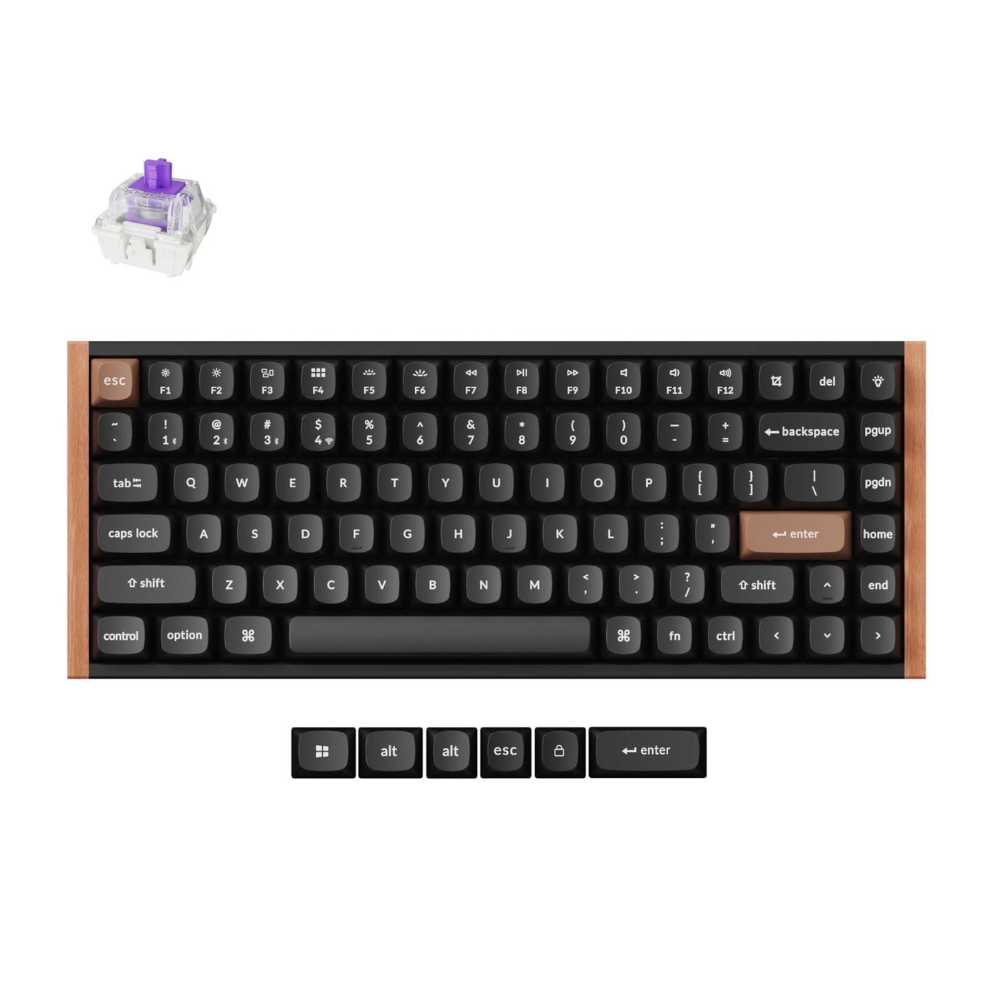 Keychron K2 He Wireless Edition Magnetic Custom Keyboard | Nebula Switch – Black
