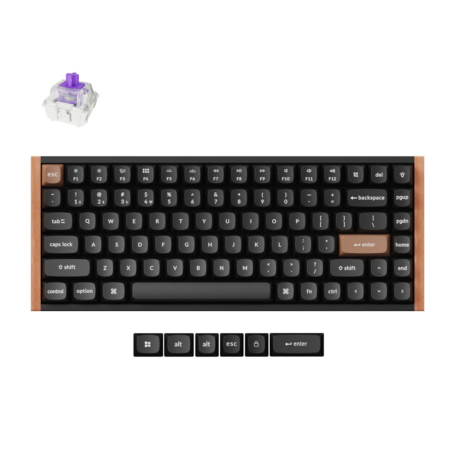 Keychron K2 He Wireless Edition Magnetic Custom Keyboard | Nebula Switch – Black