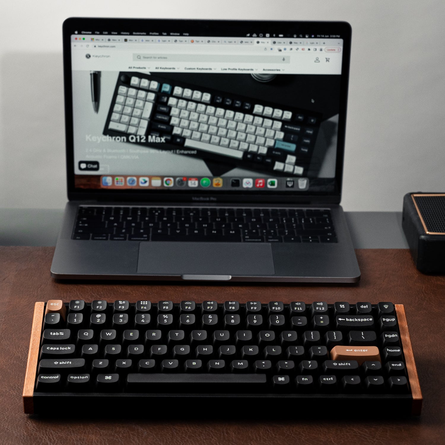 Keychron K2 He Wireless Edition Magnetic Custom Keyboard | Nebula Switch – Black image 5