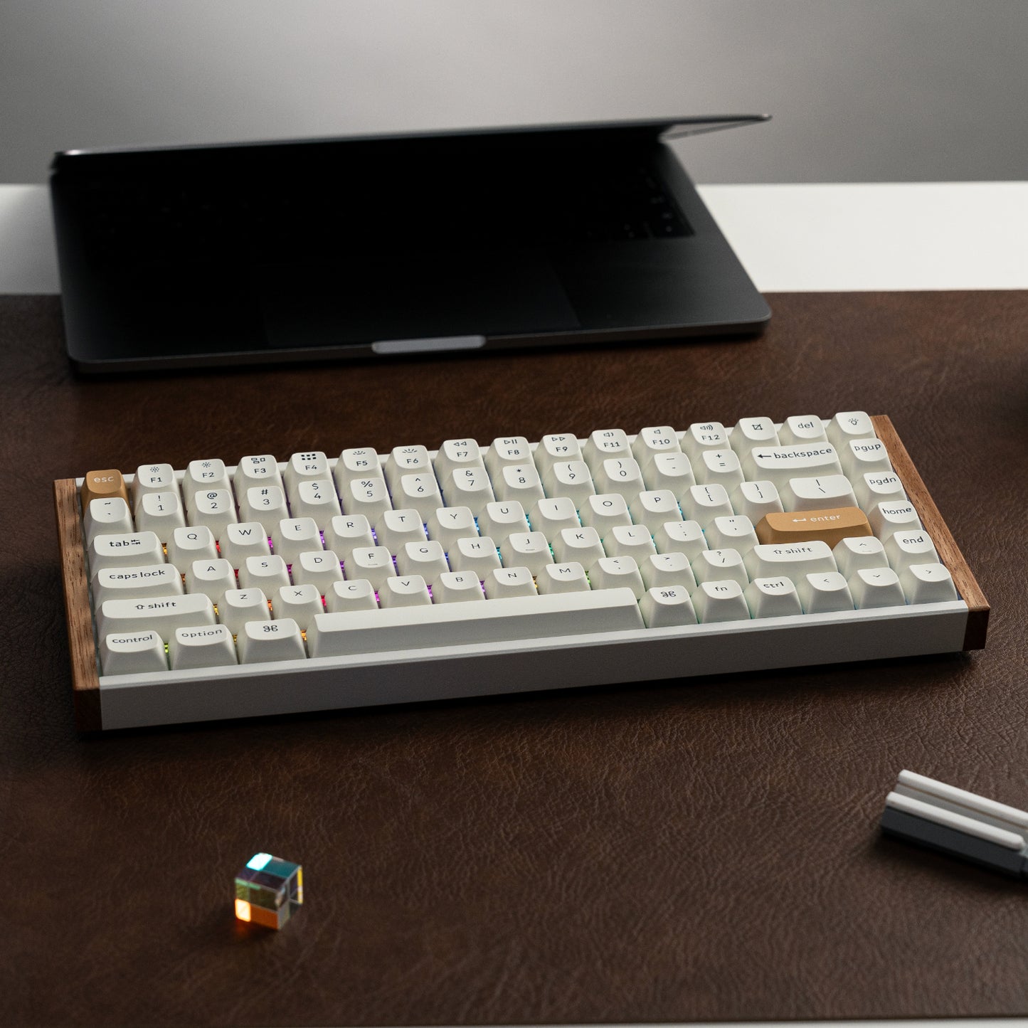 Keychron K2 He Wireless Edition Magnetic Custom Keyboard | Nebula Switch – White image 4