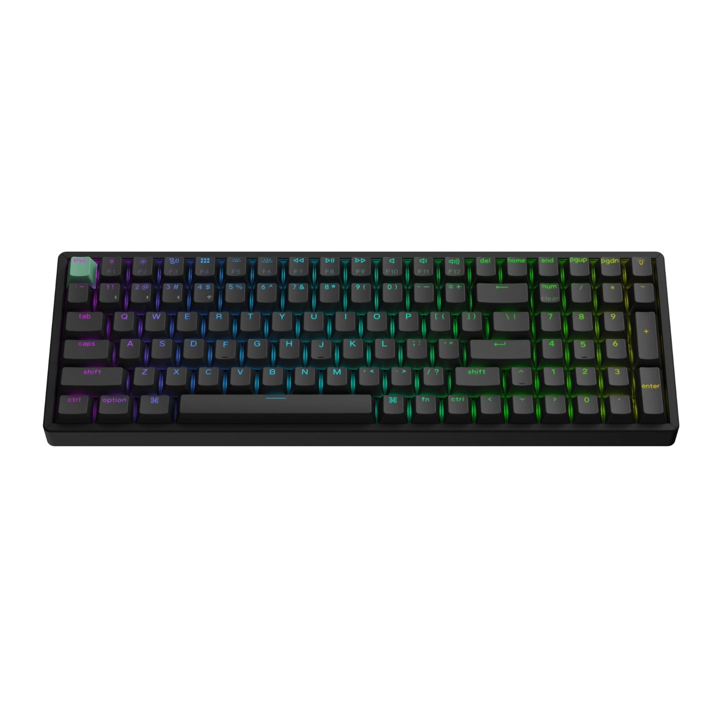 Keychron K4 He 96% Magnetic Switch Hot-Swap RGB Wireless Keyboard – Black image 3