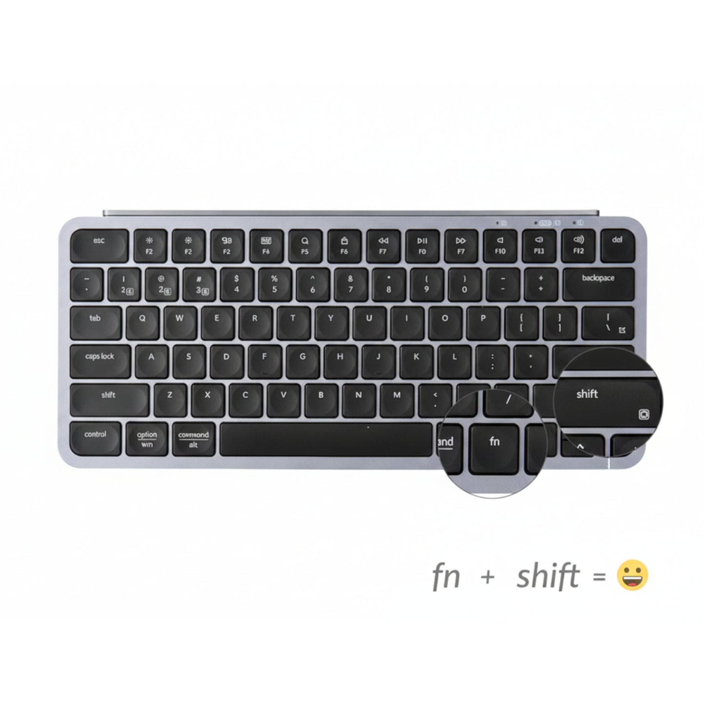 Keychron B1 Pro 75% Layout Wireless Keyboard And Mouse Combo Space Grey image 3