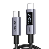 Ugreen 240W USB Type-C Cable With LED Display 1M