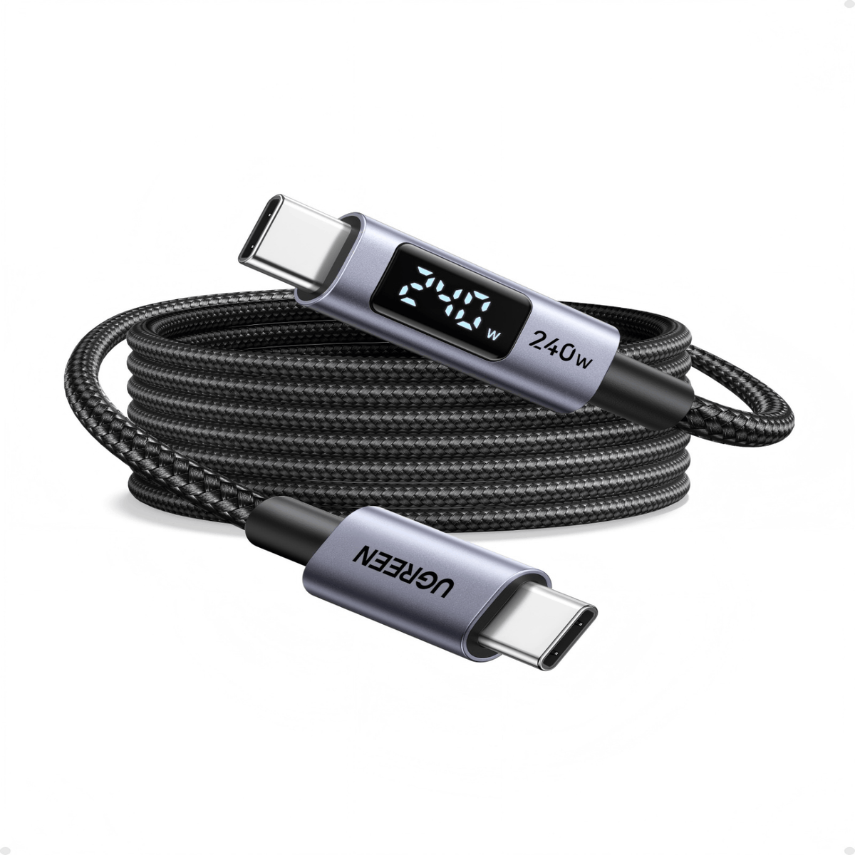 Ugreen 240W USB Type-C Cable With LED Display 2M image 2