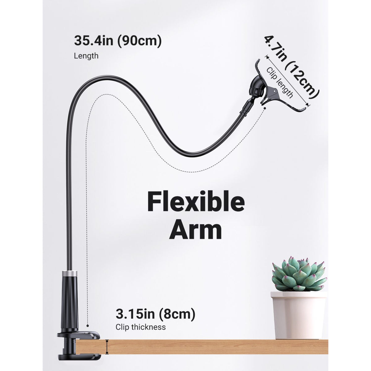 Ugreen Multifunction Gooseneck Phone Stand image 2