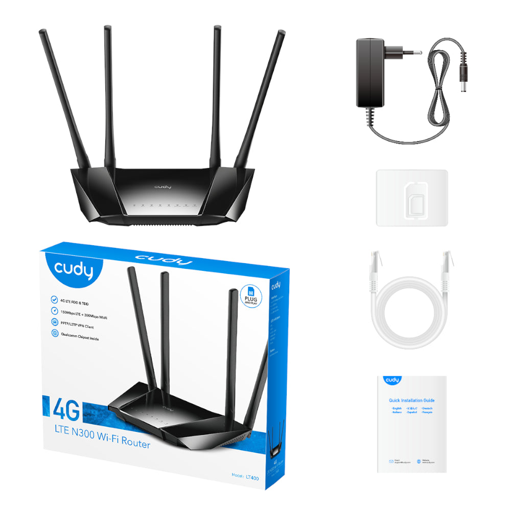 Cudy 4G Lte N300 300MBPS WI-FI Router image 5