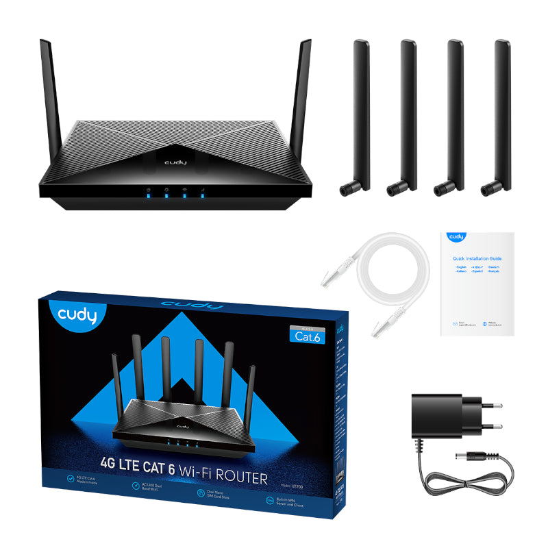 Cudy AC1200 WIFI 4G Lte CAT6 Gigabit Router image 5