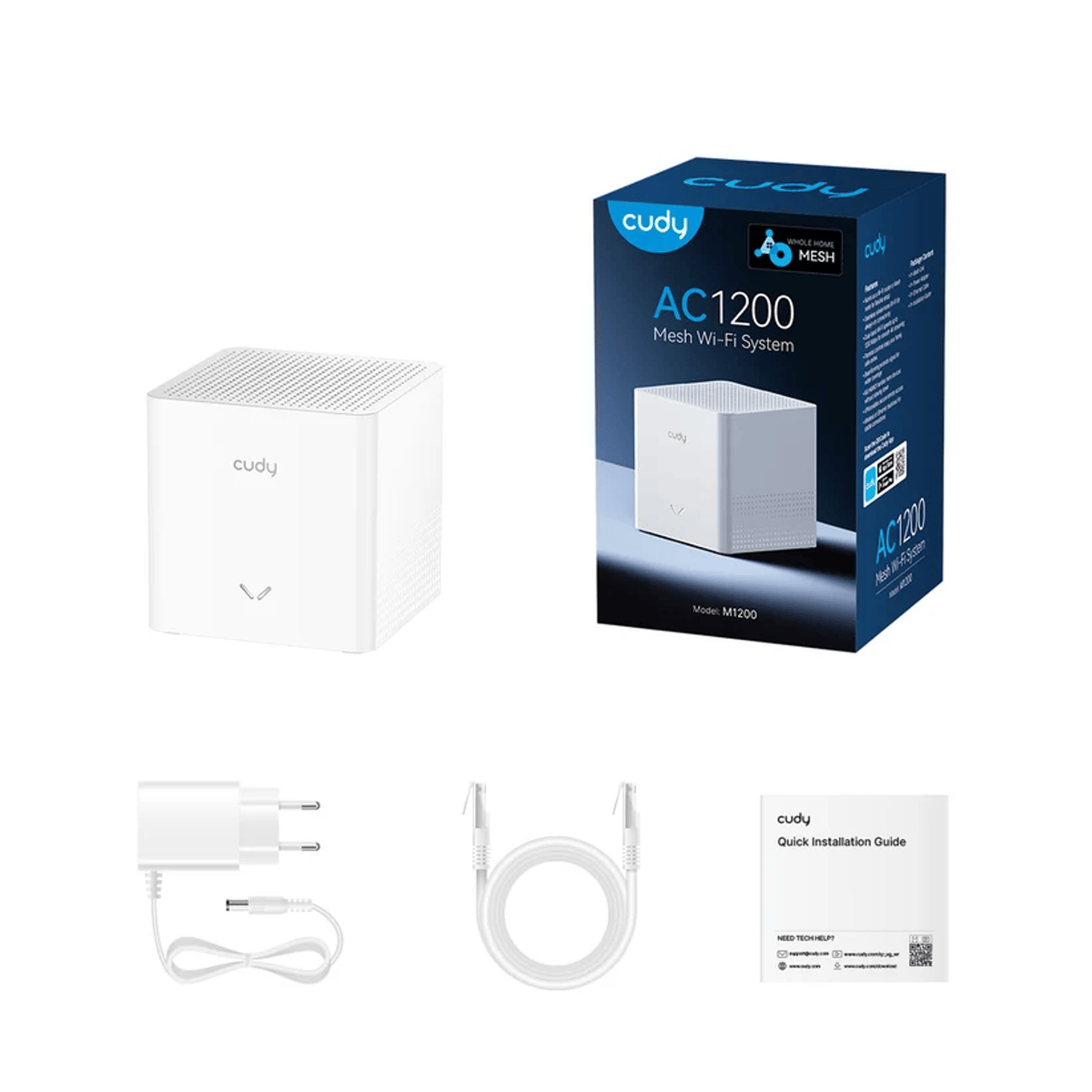 Cudy AC1200 Mesh WI-FI System 1 Pack image 3