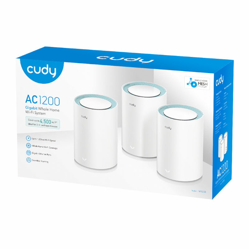 Cudy AC1200 WI-FI Mesh Kit 3 Pack With Gigabit image 4