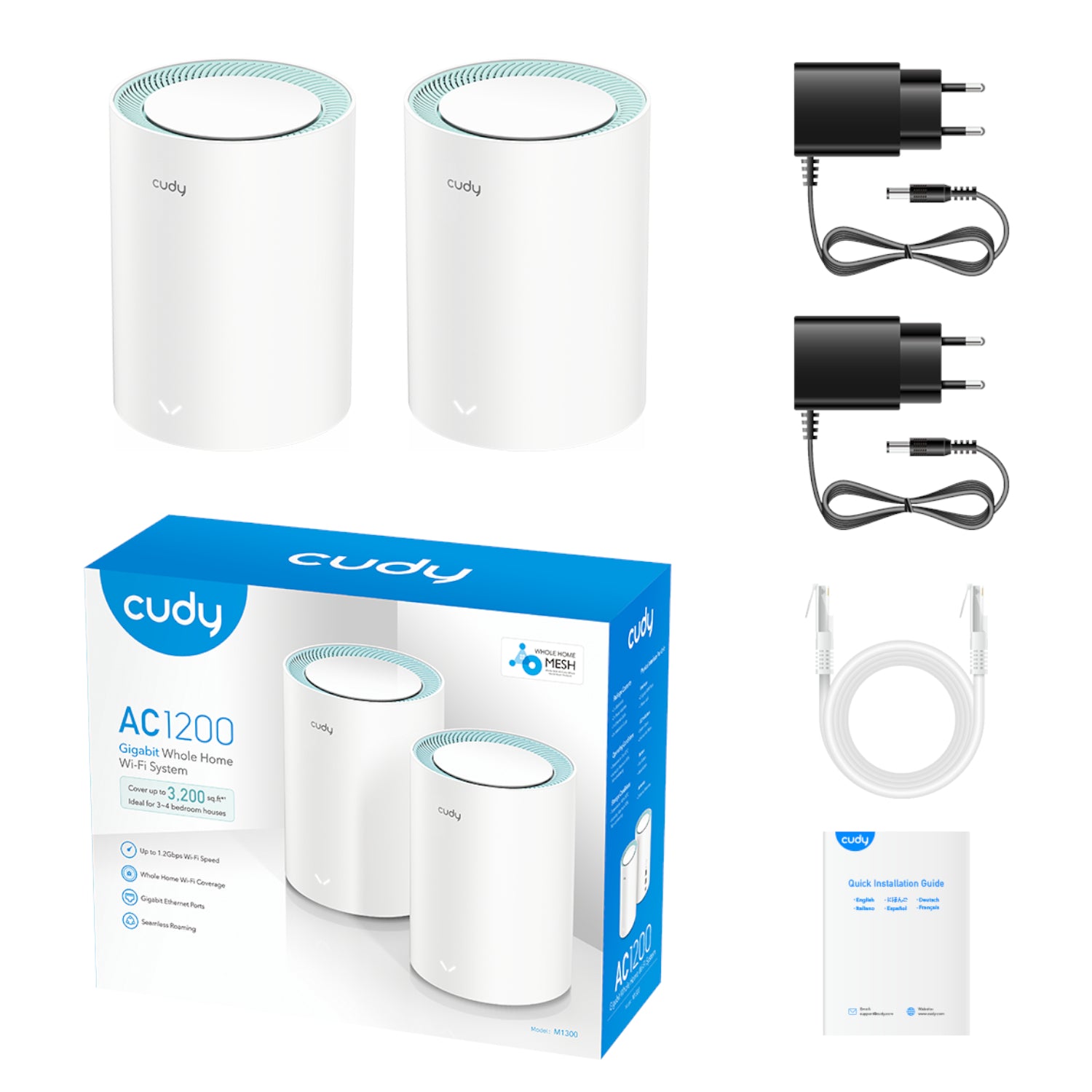 Cudy AC1200 WI-FI Mesh Kit 2 Pack With Gigabit image 5