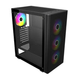 Fsp M220 ATX Mid Tower Gaming Chassis Black image 4