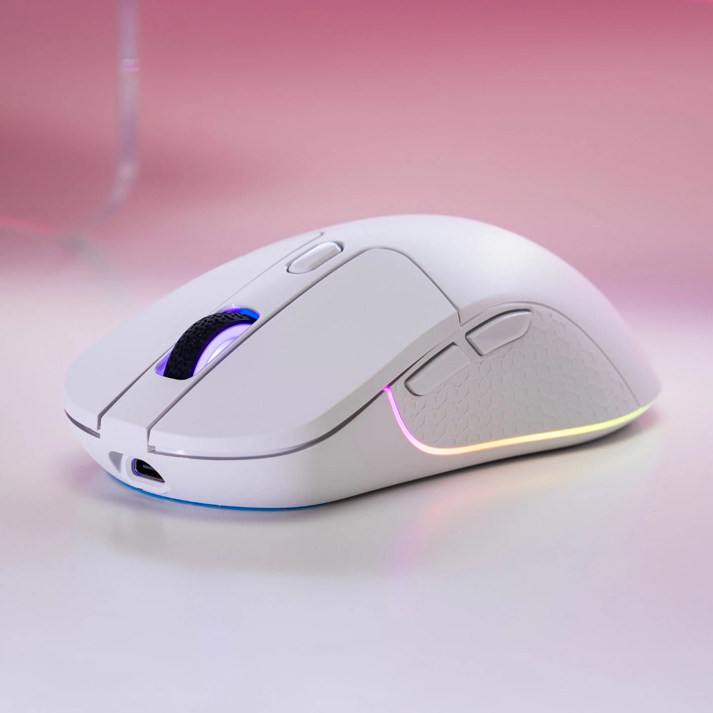Keychron M3 RGB Wireless Optical Mouse White image 5