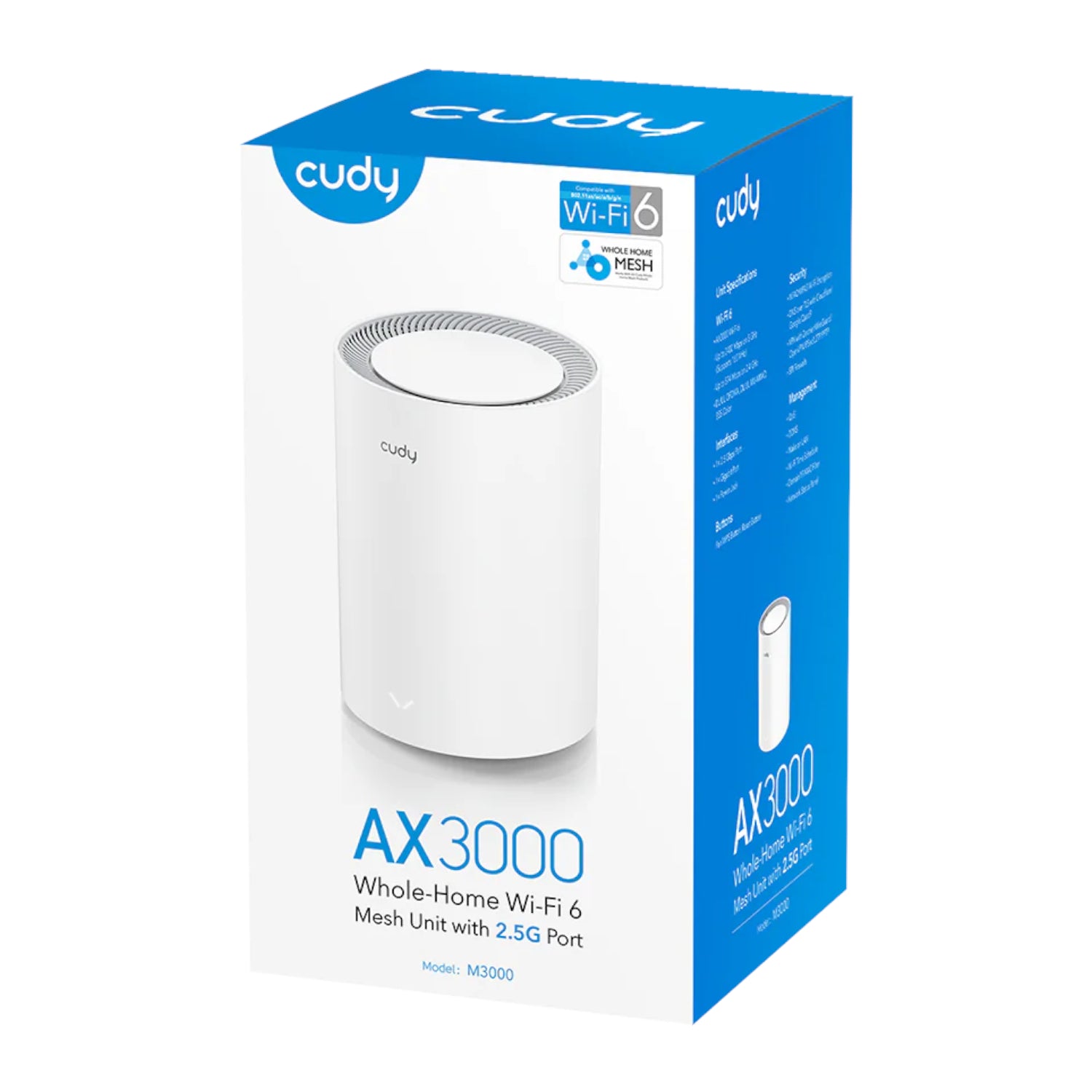 Cudy AX3000 WI-FI 6 Mesh Kit 1 Pack White image 5