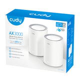 Cudy AX3000 WI-FI 6 Mesh Kit 2 Pack White image 5
