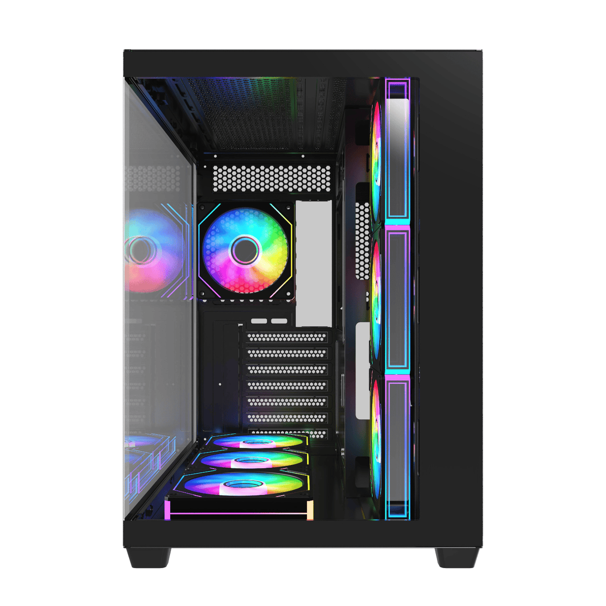 Fsp M341 ARGB ATX Mid Tower Gaming Chassis Black image 2
