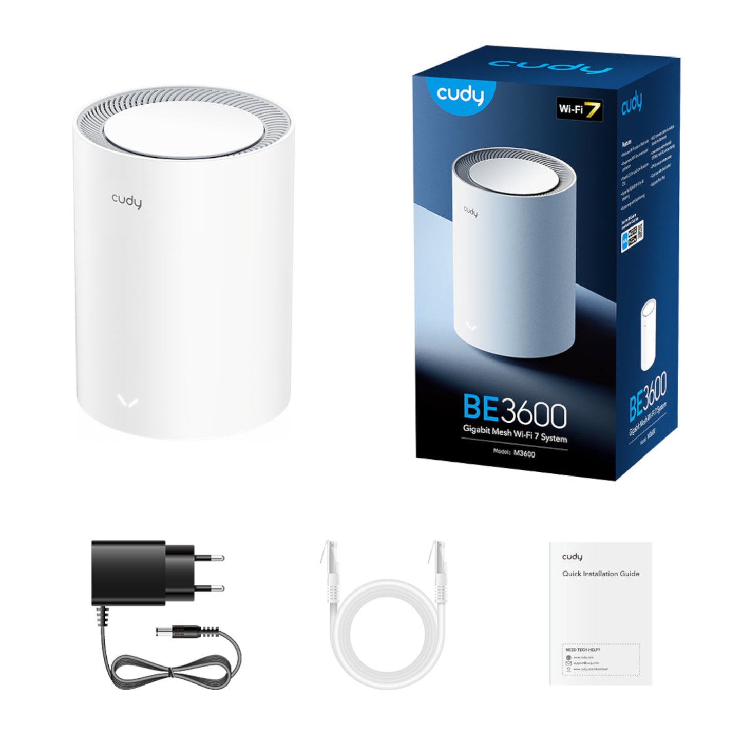 Cudy BE3600 Gigabit Mesh WI-FI 7 System 1 Pack image 4