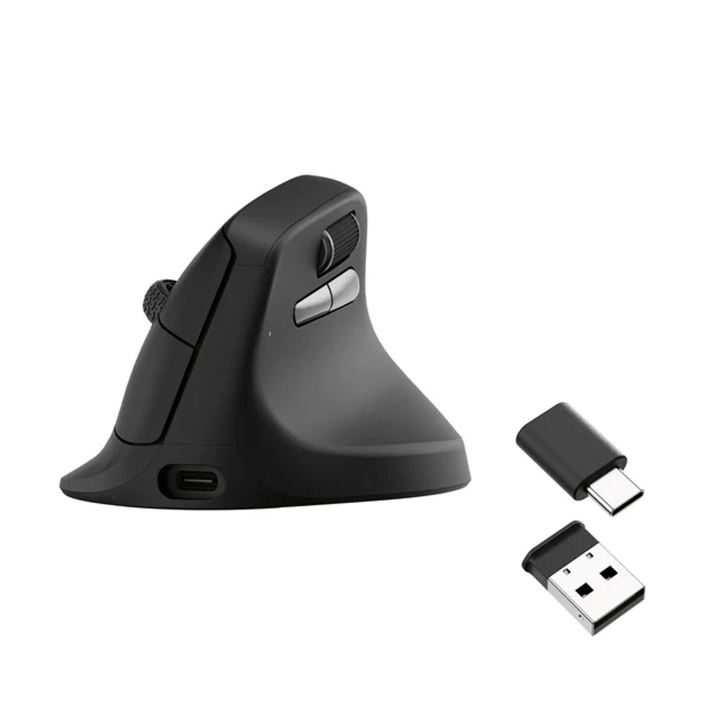 Keychron 1K Wireless Mouse (BT/2.4GHZ/WIRED) Black image 3
