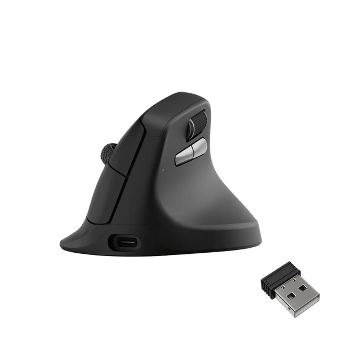 Keychron 1K Wireless Mouse (BT/2.4GHZ/WIRED) Black image 5