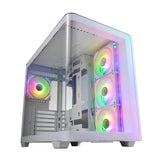 Fsp M580 ARGB ATX Mid Tower Gaming Chassis White image 2