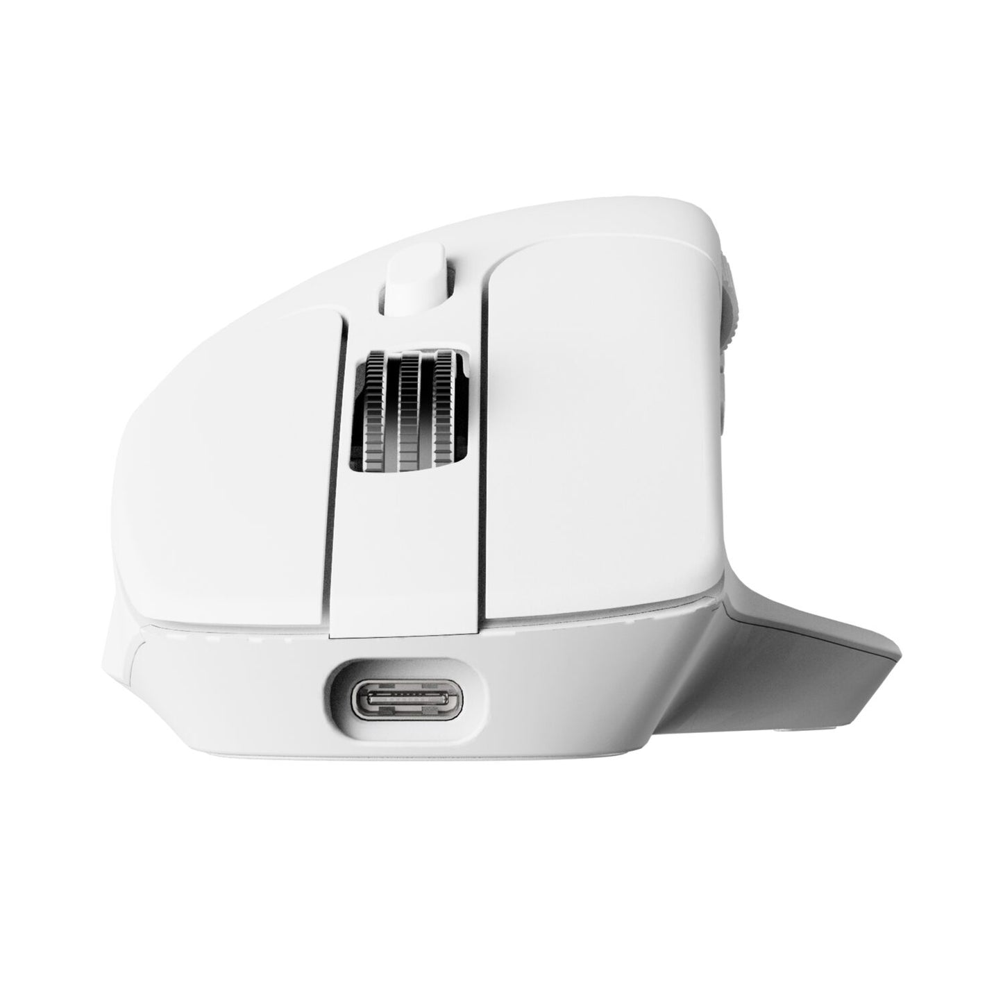 Keychron Pixart 3950 8K 30000DPI Wireless Mouse (BT/2.4GHZ/WIRED) White image 4