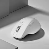 Keychron Pixart 3950 8K 30000DPI Wireless Mouse (BT/2.4GHZ/WIRED) White image 6